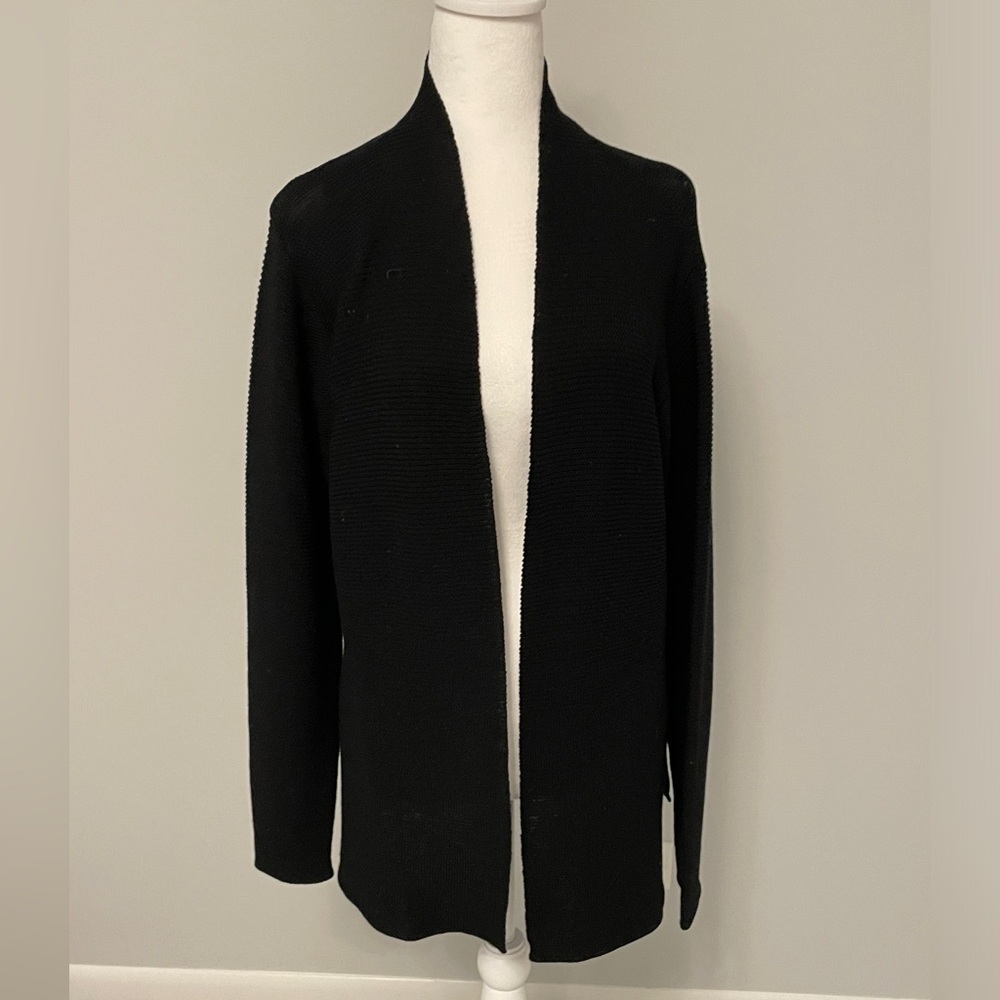 Eileen Fisher Black Cardigan Size Medium